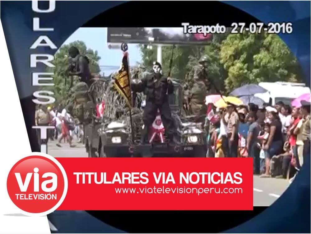 Titulares: miércoles 27 de Julio del 2016 Titulares: miércoles 27 de Julio del 2016