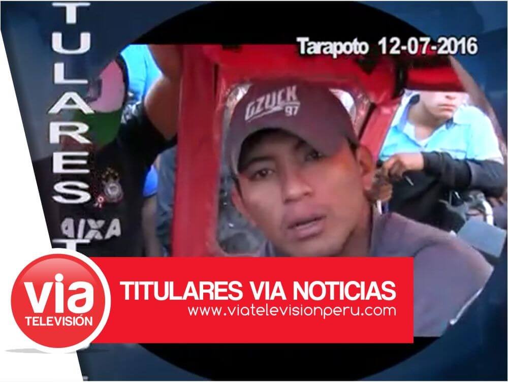 Titulares: martes 12 de Julio del 2016 – Tarapoto