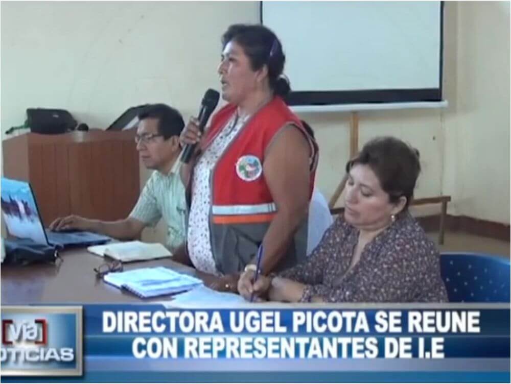 Directora UGEL Picota se reune con directores Directora UGEL Picota se reune con directores