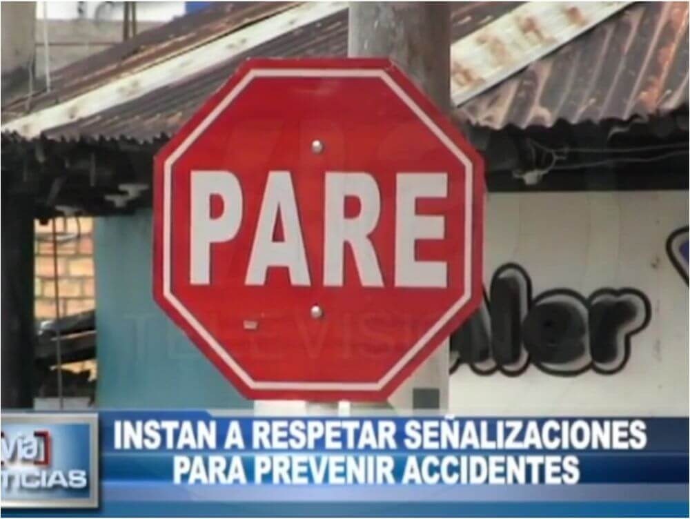 Instan a respetar señalizaciones para prevenir accidentes Instan a respetar señalizaciones para prevenir accidentes