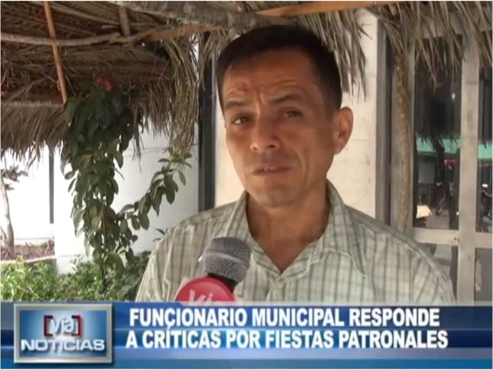 Morales: funcionario municipal responde a críticas por fiestas patronales Morales: funcionario municipal responde a críticas por fiestas patronales