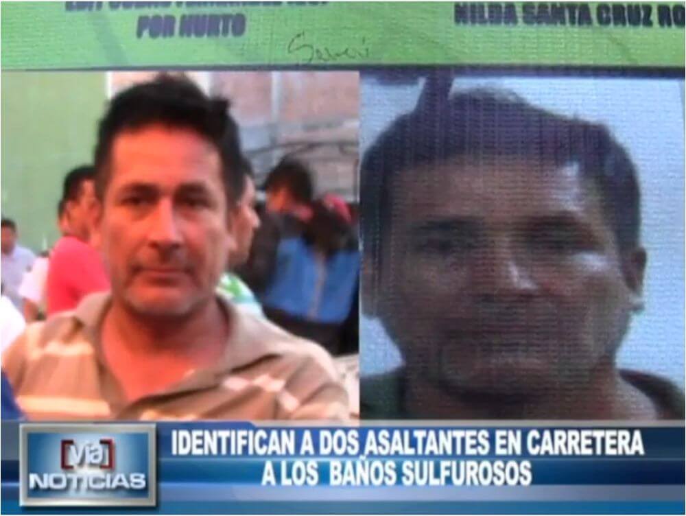 Moyobamba: identifican a dos asaltantes de carretera a los baños sulfurosos Moyobamba: identifican a dos asaltantes de carretera a los baños sulfurosos