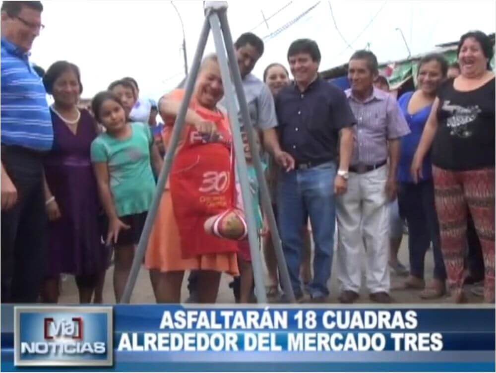 Tarapoto: asfaltarán 18 cuadras alrededor del mercado tres Tarapoto: asfaltarán 18 cuadras alrededor del mercado tres