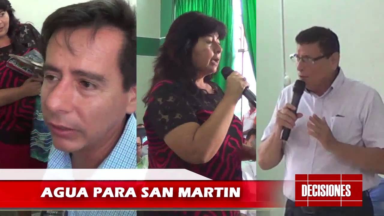 Agua para San Martín, Ministro de Vivienda Construcción y Saneamiento hizo importantes anuncios