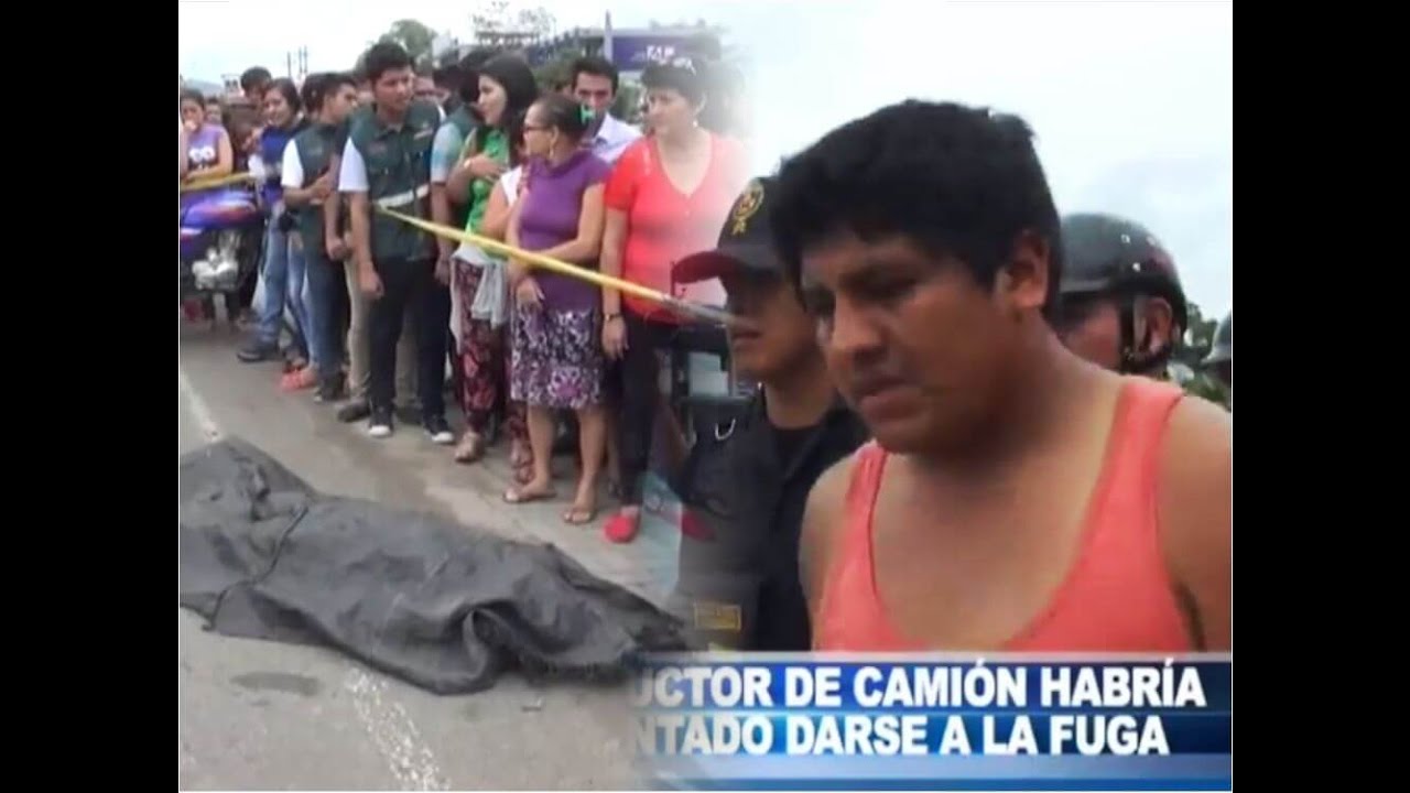 Conductor de camión habría intentado darse a la fuga Conductor de camión habría intentado darse a la fuga