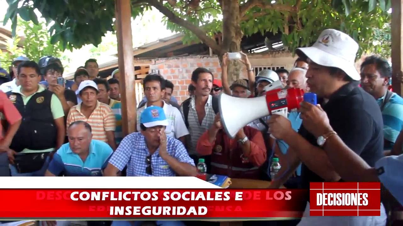 Conflictos sociales e inseguridad en la región San Martín Conflictos sociales e inseguridad en la región San Martín