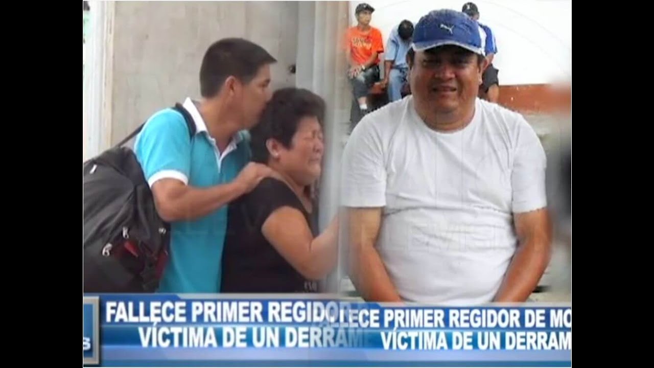Fallece primer regidor de Moyobamba víctima de un derrame cerebral Fallece primer regidor de Moyobamba víctima de un derrame cerebral