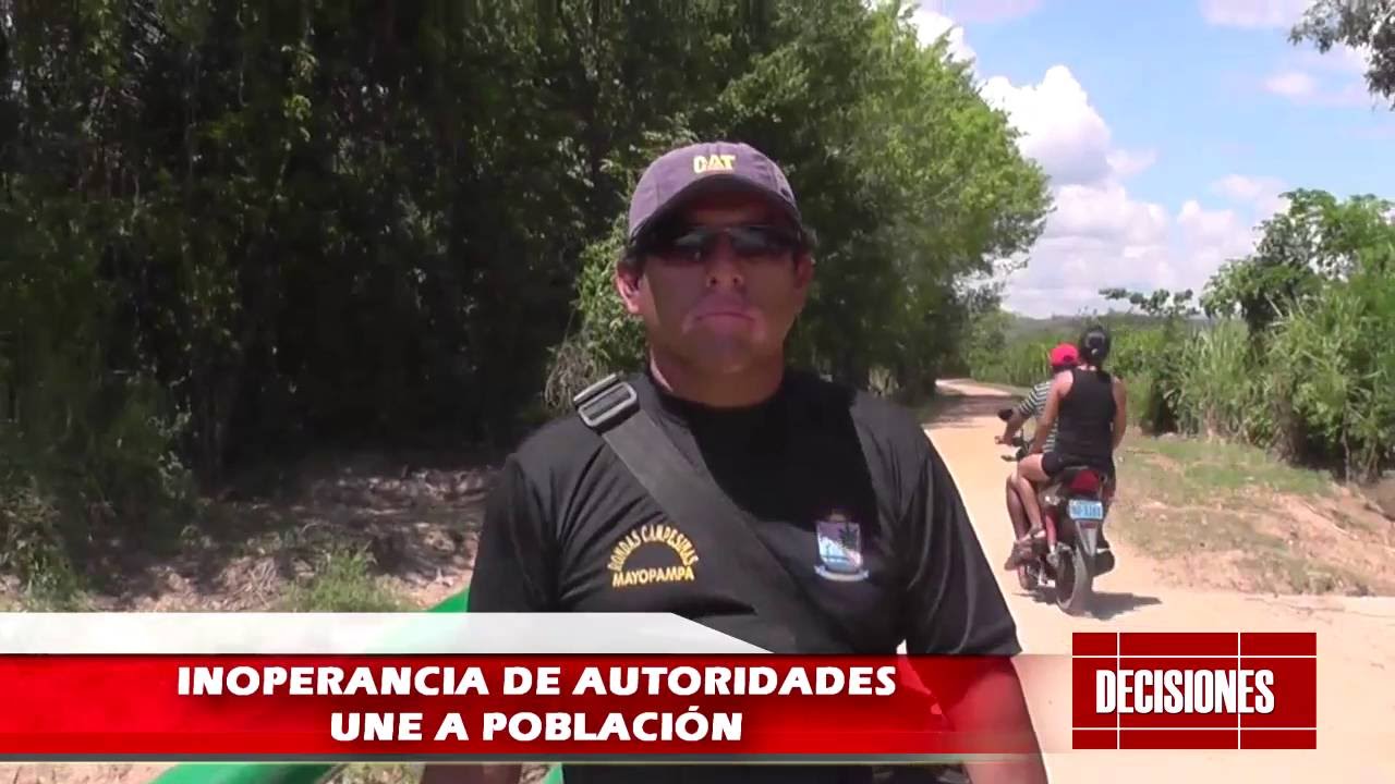 Inoperancia de autoridades une a la poblacion en sector Chontamuyo en Morales