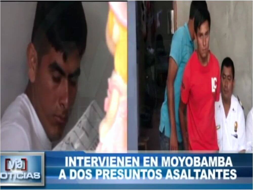 Intervienen en Moyobamba a dos presuntos asaltantes Intervienen en Moyobamba a dos presuntos asaltantes