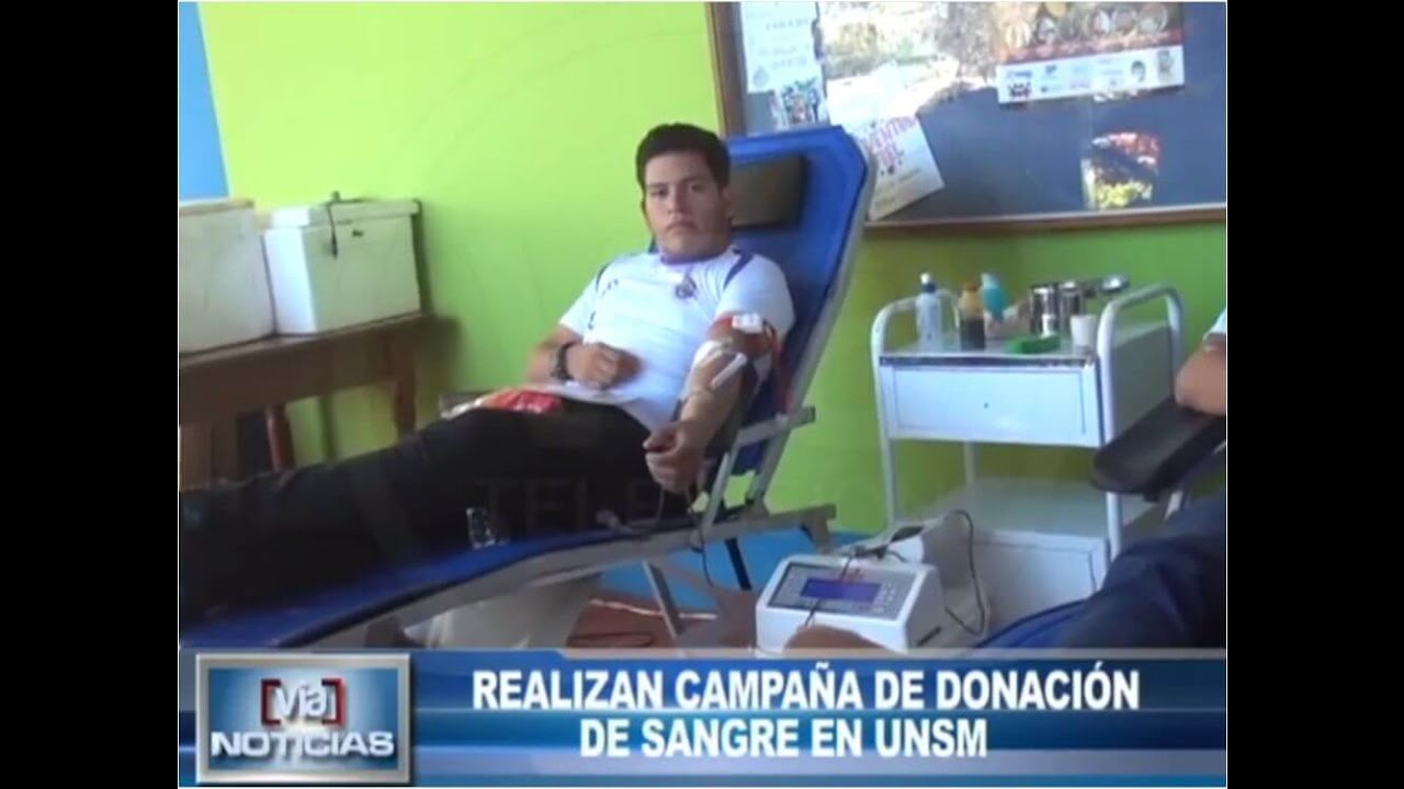 Realizan campaña de donación de sangre en UNSM Realizan campaña de donación de sangre en UNSM
