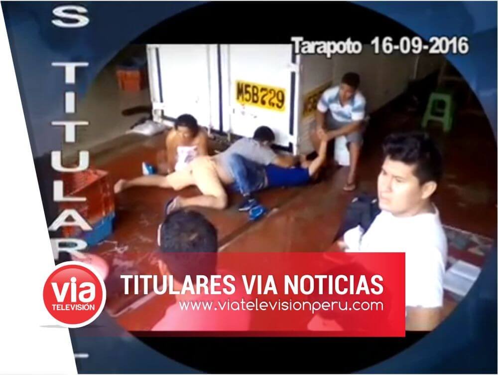 Titulares: noticias del viernes 16 de setiembre del 2016 – Tarapoto Titulares: noticias del viernes 16 de setiembre del 2016 – Tarapoto