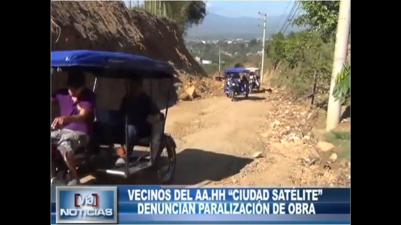 Vecinos del AA.HH “ciudad Satélite” denuncian paralización de obra Vecinos del AA.HH “ciudad Satélite” denuncian paralización de obra