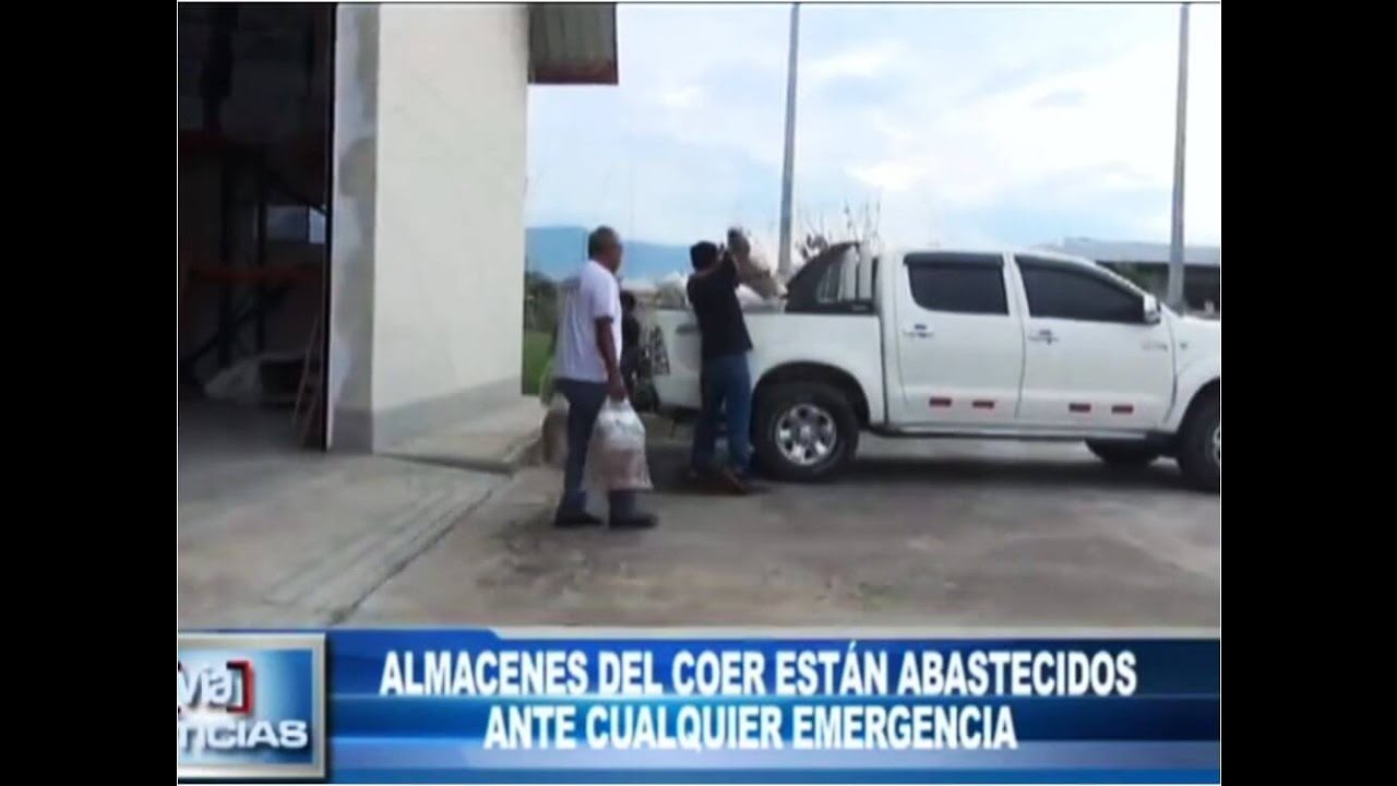 Almacenes del COER están abastecidos ante cualquier emergencia Almacenes del COER están abastecidos ante cualquier emergencia