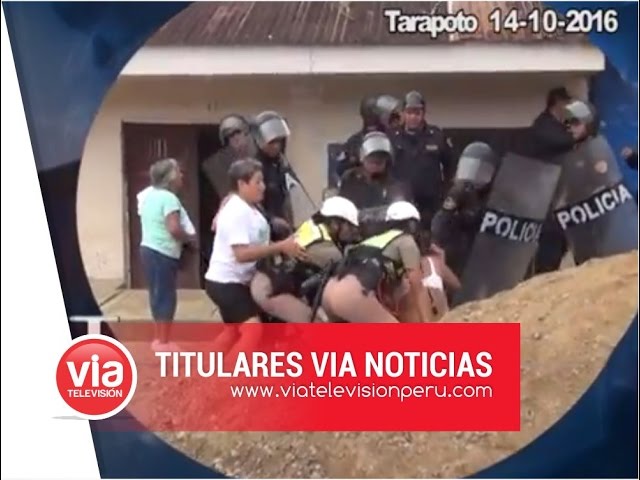 Titulares: noticias del viernes 14 de octubre del 2016 Titulares: noticias del viernes 14 de octubre del 2016