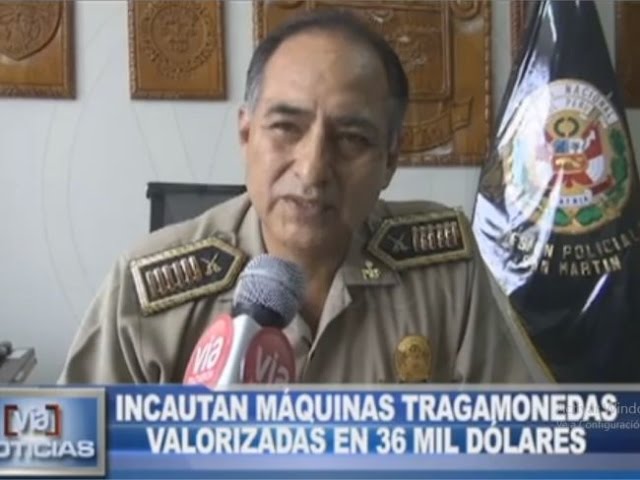 Incautan máquinas tragamonedas valorizadas en 36 mil dólares Incautan máquinas tragamonedas valorizadas en 36 mil dólares