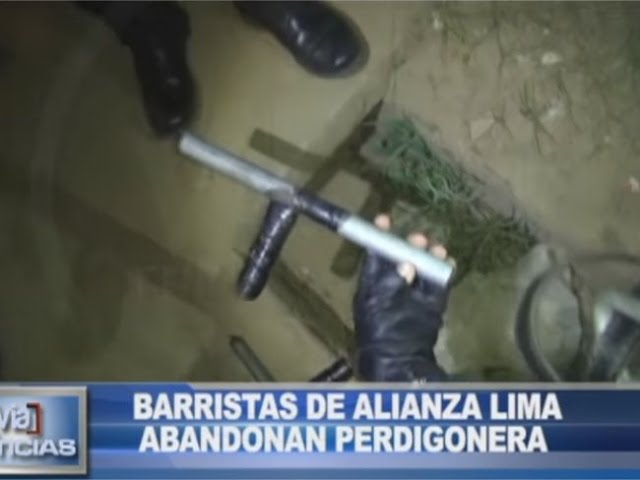 Tarapoto: barristas de Alianza Lima abandonan perdigonera Tarapoto: barristas de Alianza Lima abandonan perdigonera
