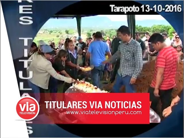 Titulares: noticias del jueves 13 de octubre del 2016 Titulares: noticias del jueves 13 de octubre del 2016