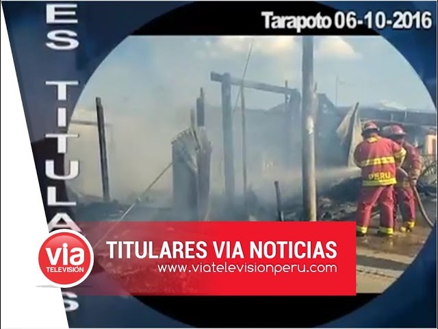 Titulares: noticias del jueves 06 de octubre del 2016 Titulares: noticias del jueves 06 de octubre del 2016