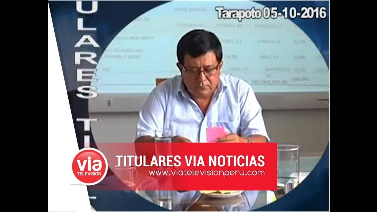 Titulares: noticias del miércoles 05 de octubre del 2016 Titulares: noticias del miércoles 05 de octubre del 2016