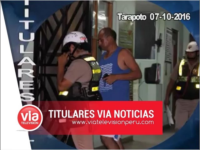 Titulares: noticias del viernes 07 de octubre del 2016 Titulares: noticias del viernes 07 de octubre del 2016