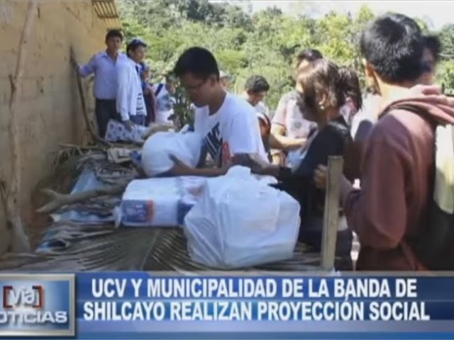 UCV y Municipalidad de la Banda de Shilcayo realizan proyección social