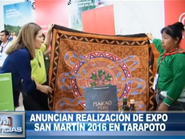 Anuncian realización de expo San Martín 2016 en Tarapoto Anuncian realización de expo San Martín 2016 en Tarapoto