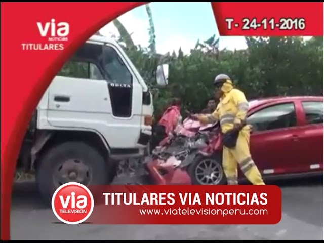 Titulares jueves 24 de Noviembre del 2016 Titulares jueves 24 de Noviembre del 2016