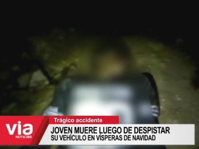 Cacatachi: joven muere luego de despistar su vehículo en vísperas de navidad Cacatachi: joven muere luego de despistar su vehículo en vísperas de navidad