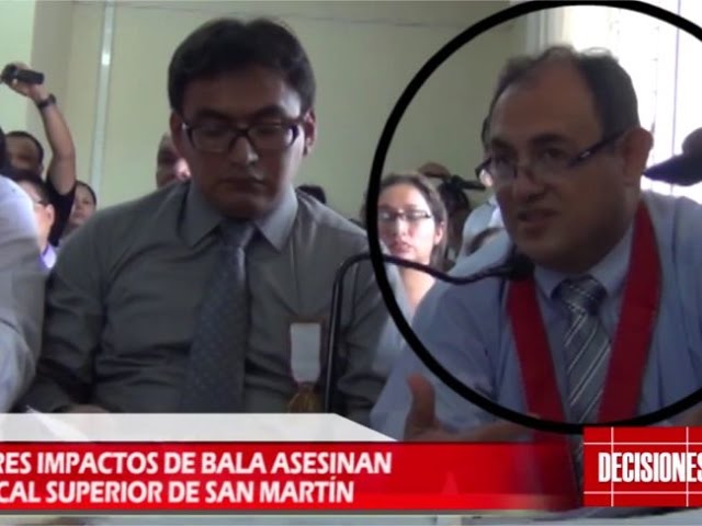 Crónica del asesinato del fiscal supremo de San Martín Dr. Fermin Caro Rodriguez