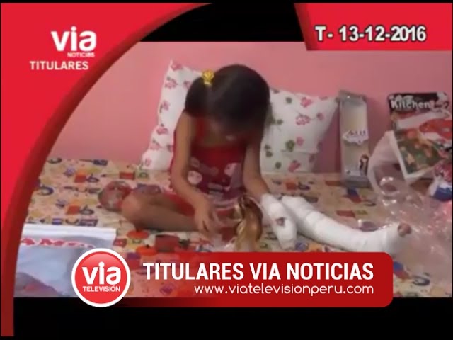 Titulares Martes 13 de Diciembre del 2016