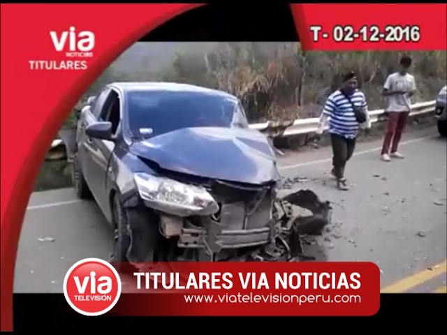 Titulares Viernes 02 de Diciembre del 2016