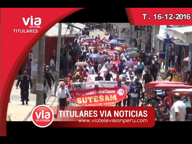 Titulares Viernes 16 de Diciembre del 2016 Titulares Viernes 16 de Diciembre del 2016