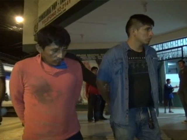 Detienen a dos sujetos con armas de fuego en Tarapoto Detienen a dos sujetos con armas de fuego en Tarapoto