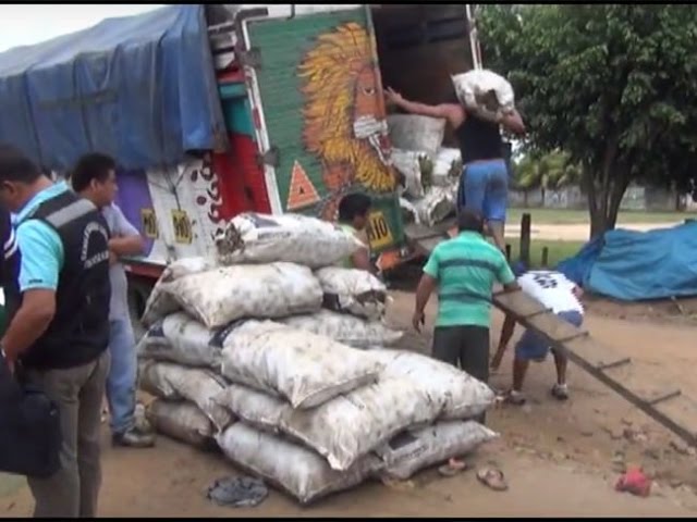 Intervienen camión en barrio Huayco por estacionarse en zona prohibida