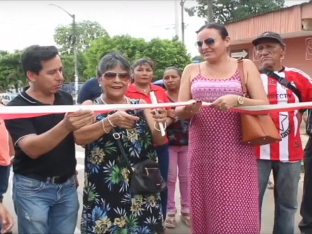 Luego de mucho tiempo de espera inauguran jirón Santa María Luego de mucho tiempo de espera inauguran jirón Santa María
