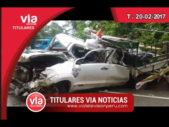 Titulares Lunes 20 de Febrero del 2017