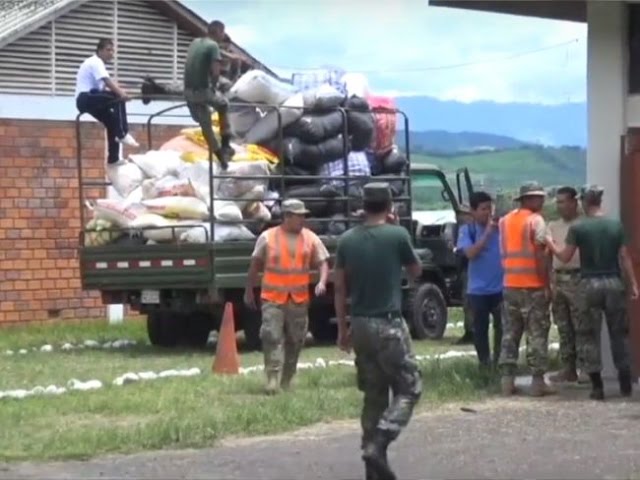 Comienza el traslado de la ayuda humanitaria a las zonas afectadas Comienza el traslado de la ayuda humanitaria a las zonas afectadas