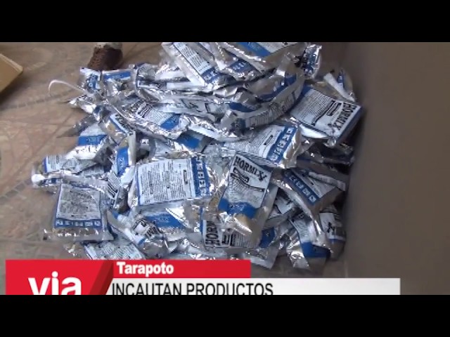 Incautan productos agroquímicos por un valor de 13 mil soles Incautan productos agroquímicos por un valor de 13 mil soles