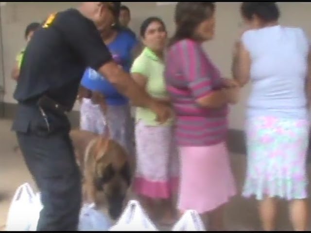 Realizan operativo con escuadrón canino en el penal de Sananguillo Realizan operativo con escuadrón canino en el penal de Sananguillo