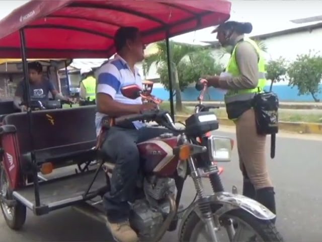 Tarapoto: continúan operativos contra mototaxistas informales Tarapoto: continúan operativos contra mototaxistas informales