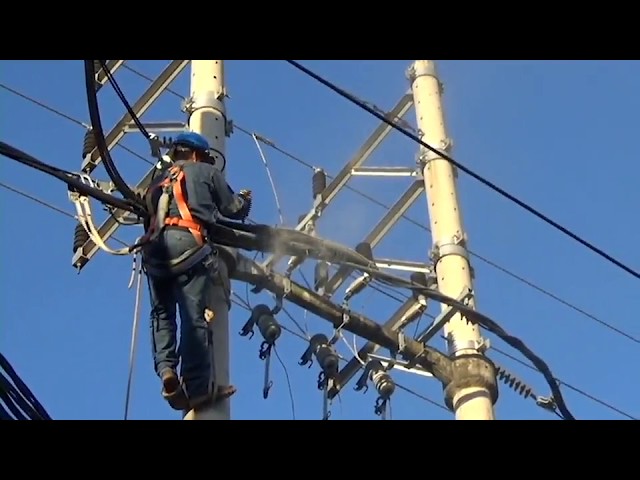 Cortocircuito en poste de alumbrado público pone en zozobra a transeúntes Cortocircuito en poste de alumbrado público pone en zozobra a transeúntes