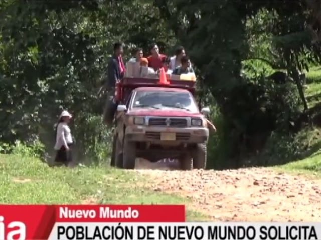 Población de Nuevo Mundo solicita apoyo a Presidente de la República Población de Nuevo Mundo solicita apoyo a Presidente de la República