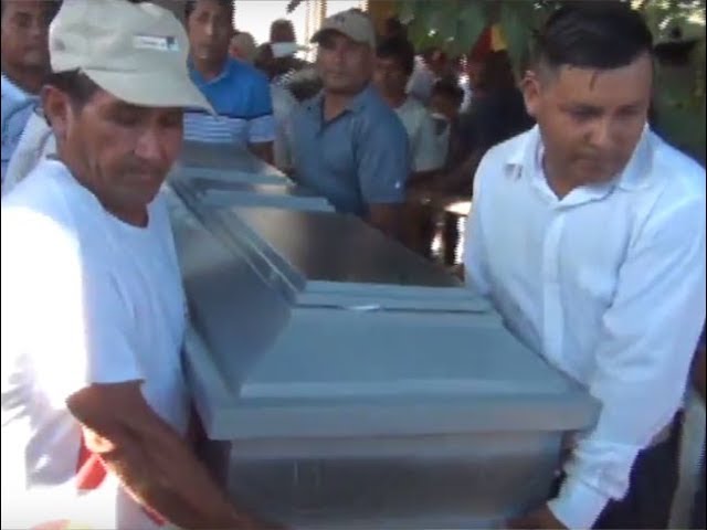 Entierran restos mortales  de joven que fue asesinado en Picota