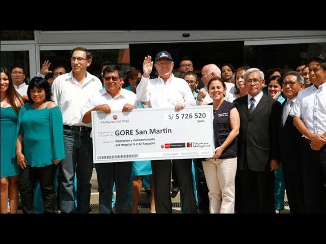 Presidente de la República inspecciona nuevo Hospital de Tarapoto Presidente de la República inspecciona nuevo Hospital de Tarapoto