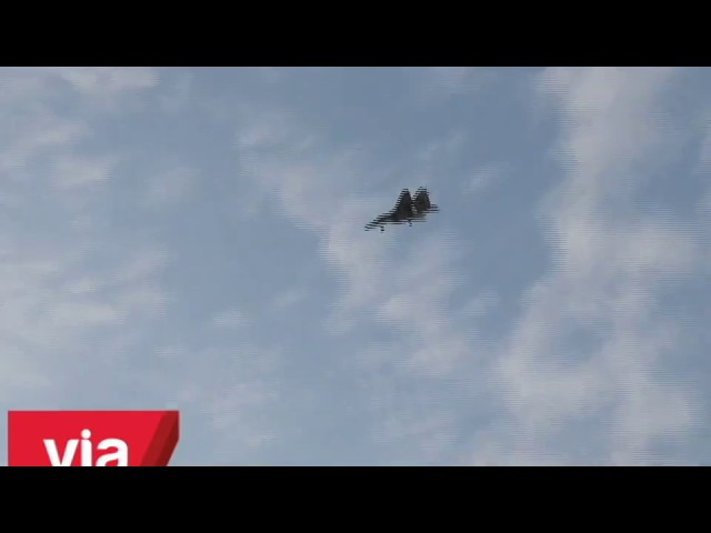 Realizan vuelo de exhibición en Bellavista Realizan vuelo de exhibición en Bellavista