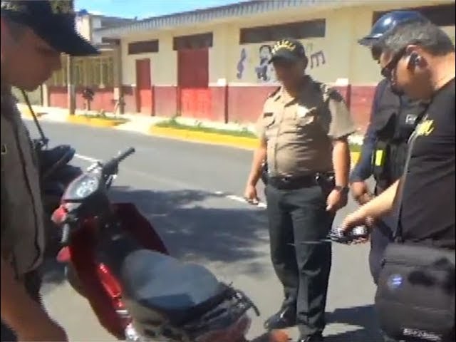 Frustran hurto de motocicleta en pleno centro de Tarapoto
