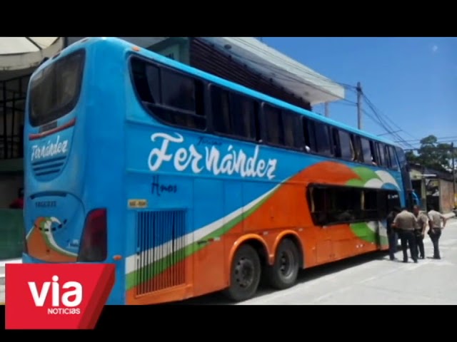 Intervienen ómnibus que transportaba a Jaén 19 kilos de droga Intervienen ómnibus que transportaba a Jaén 19 kilos de droga