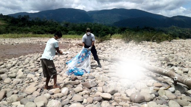 Encuentran cadáver en el río Huallaga cerca de Chazuta Encuentran cadáver en el río Huallaga cerca de Chazuta