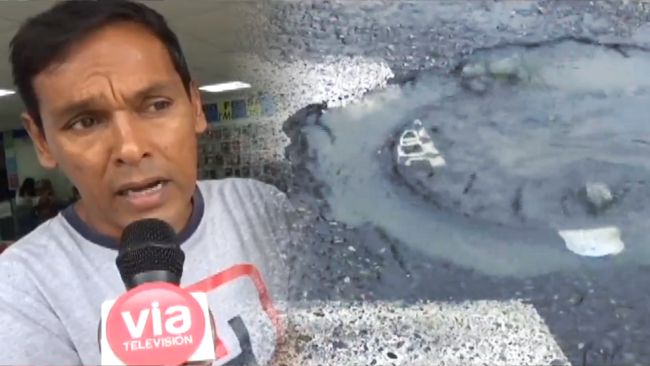 Colapso del sistema de desagüe en centro de Tarapoto