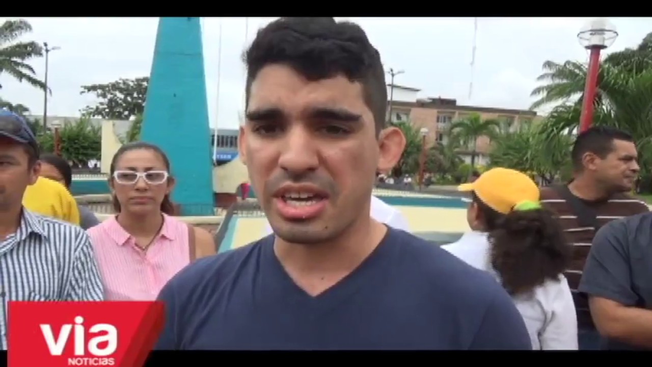 Venezolanos protestan en Tarapoto contra régimen de Nicolás Maduro Venezolanos protestan en Tarapoto contra régimen de Nicolás Maduro